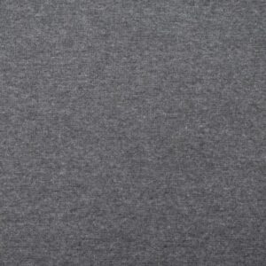 Stoff Bündchen glatt 46 cm meliert Pewter grey