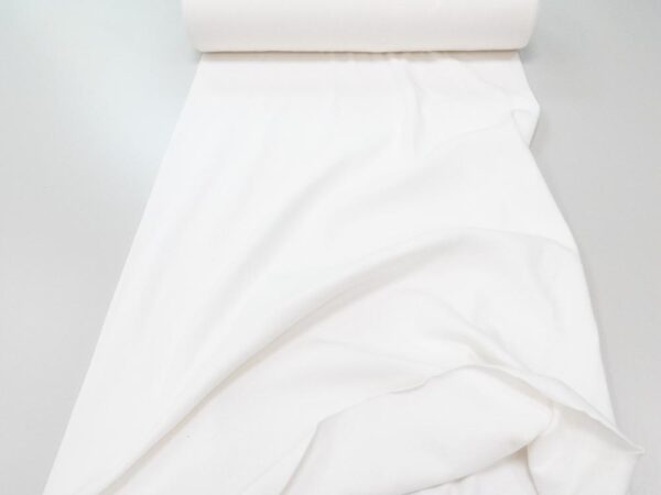 Stoff Bündchen Rip weiss – Bild 3