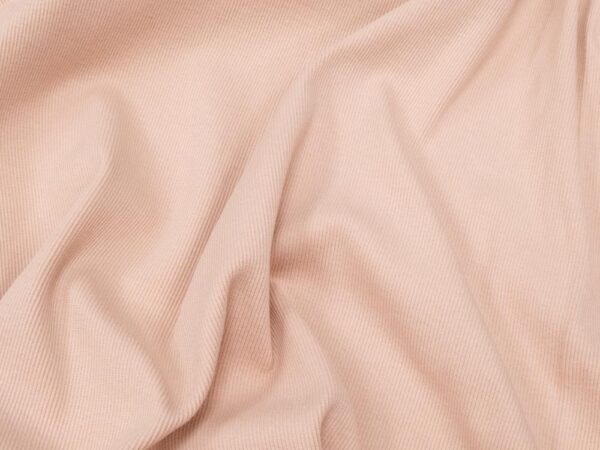 Stoff co/ly 2x2 rib collar Peachy Keen – Bild 2