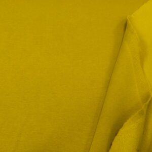 Stoff Knit co/pl recycled heavy jogging Olivenöl