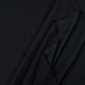 Stoff Sweat BIOBaumwolle-recycled PL schwarz