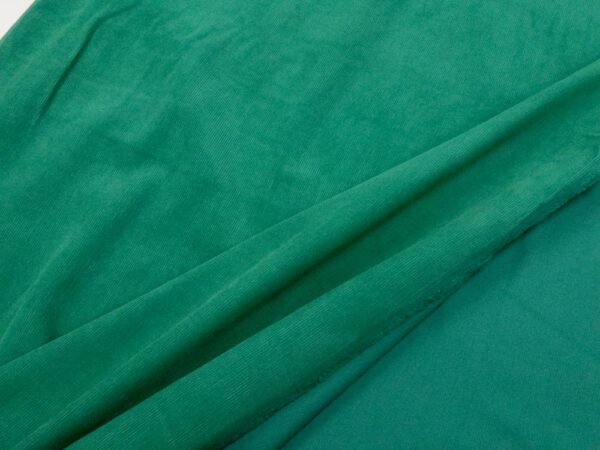 Stoff Woven co 16-W washed cord Disco 80' green – Bild 2