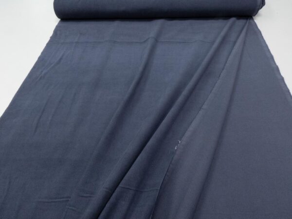 Stoff Woven co 16-W washed cord dunkelgraublau – Bild 3