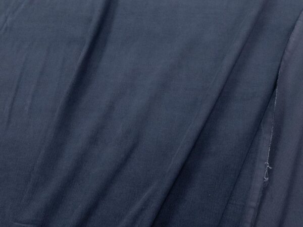 Stoff Woven co 16-W washed cord dunkelgraublau