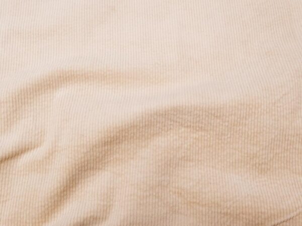Stoff Cord elastisch Bubble wash beige – Bild 2