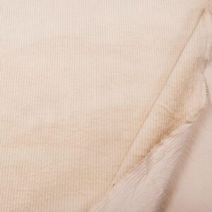 Stoff Cord elastisch Bubble wash beige