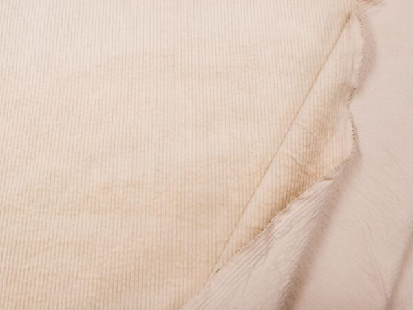 Stoff Cord elastisch Bubble wash beige
