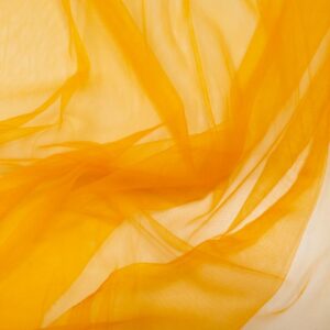 Stoff Tüll weich und fein Jaffa orange