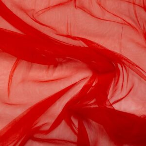 Stoff Tüll weich und fein rot