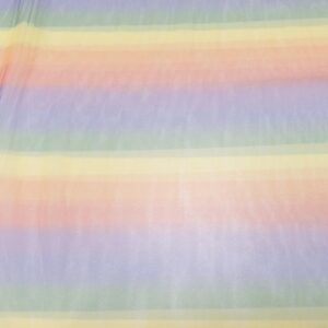 Stoff Jersey Tüll weich Regenbogen