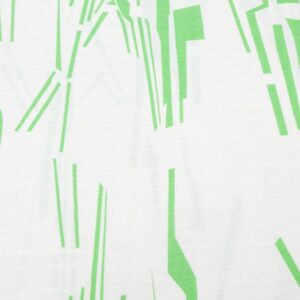 Stoff Baumwolle Leinen Jacquard irregular offwhite-green Fibremood
