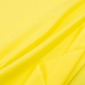 Stoff Baumwolle Seersucker  Zitronengelb Fibremood