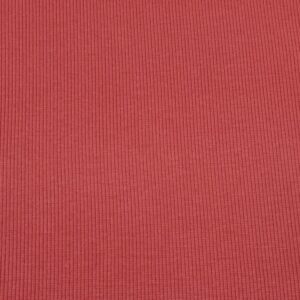 Stoff co/ly 2x2 rib collar Chrysanthemum rosarot