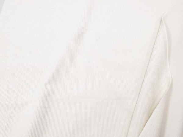 Stoff woven BW Cord 8w washed White Onyx