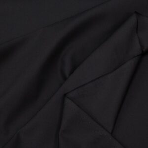 Stoff BW Popeline schwarz