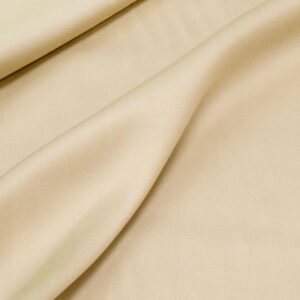 Stoff Bambus Twill dünn beige
