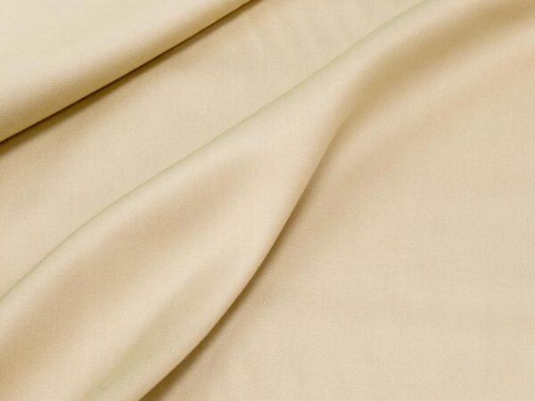 Stoff Bambus Twill dünn beige
