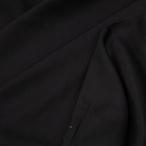 Stoff Bambus Twill dünn schwarz