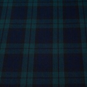 Stoff Wolle Tartan Schottenkaro dunkelblau-grün