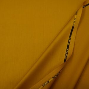 Stoff Wolle Satin safrangelb