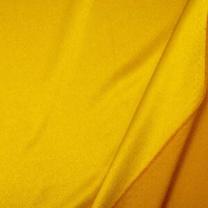 Stoff Krepp elastic safrangelb