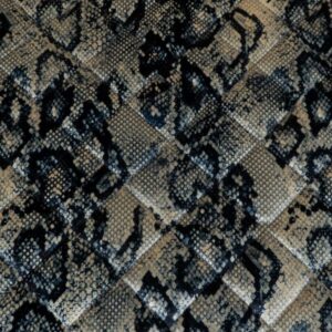 Stoff Velluto Trapuntato - Samtschlange wattiert