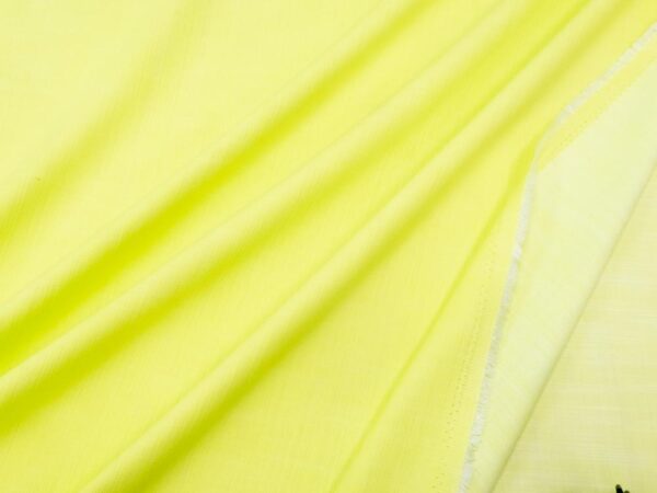 Stoff Denim grob el. Neongelb