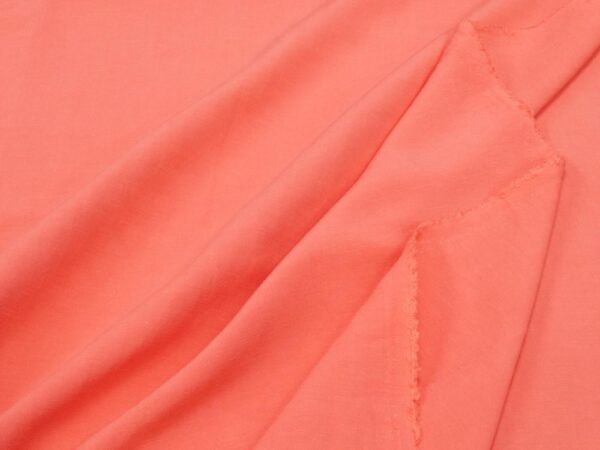 Stoff Viskose-Leinen Spiced Coral – Bild 2