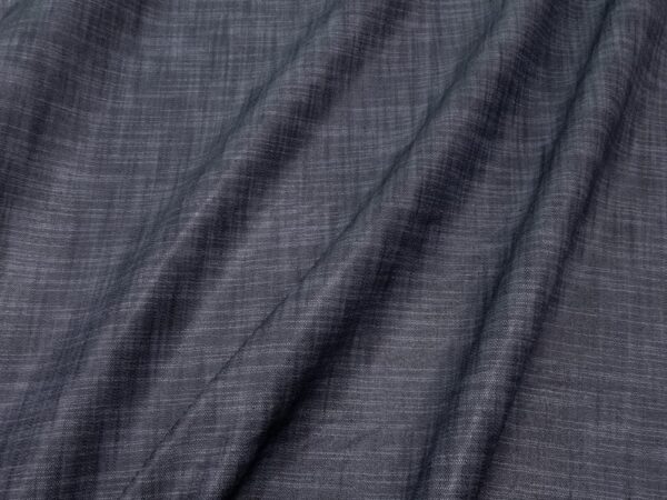 Stoff JEANS BRINATO Foliendruck blaugrau
