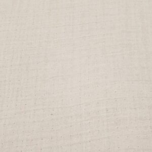 Stoff triple Gauze taube meliert-beigegrau