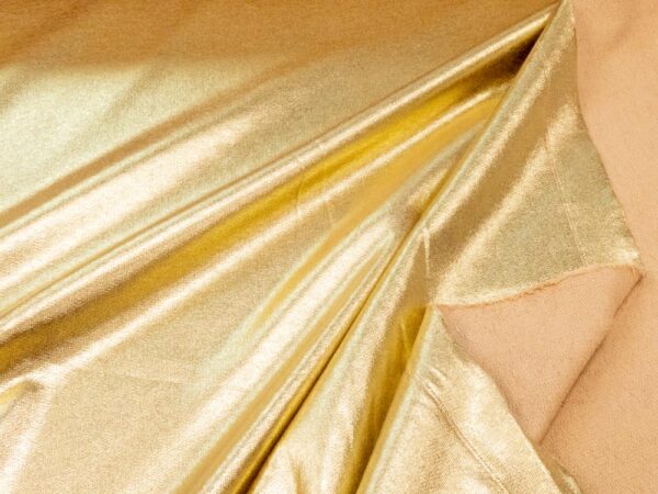 Stoff French Terry Sweat gold – Bild 2