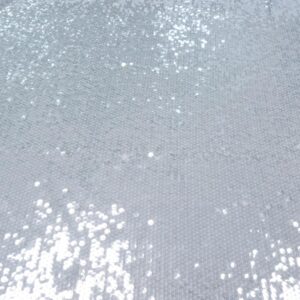 Stoff Pailetten durchsichtig himmelblau