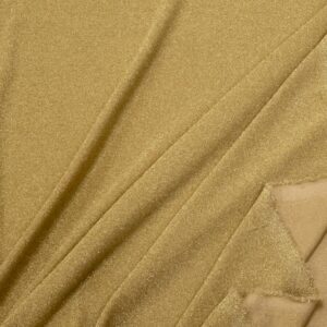 Stoff Jersey Lurex goldglänzend