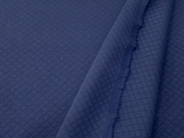 Stoff STEPP-Jersey Diamond Baumwolle blauviolettgrau – Bild 3