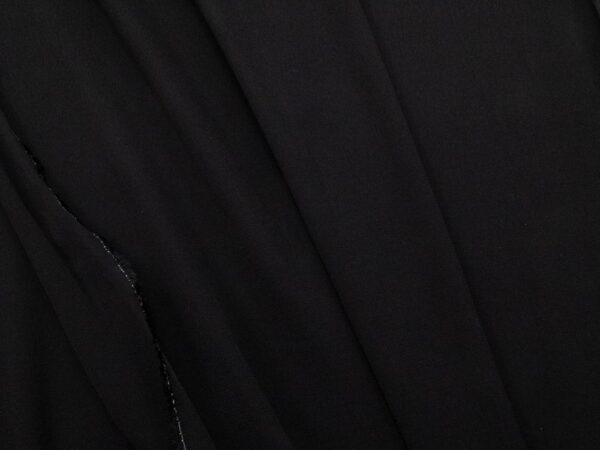 Stoff Moss Crepe schwarz – Bild 2