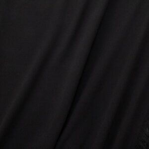 Stoff Moss Crepe schwarz