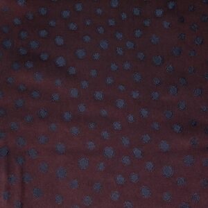 Stoff Futter Jacquard Punkte auberginrot