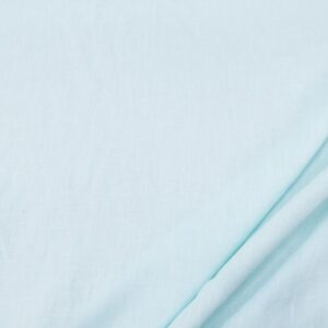 Stoff Leinen uni Bleached Aqua