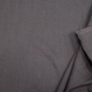 Stoff Leinen uni grau