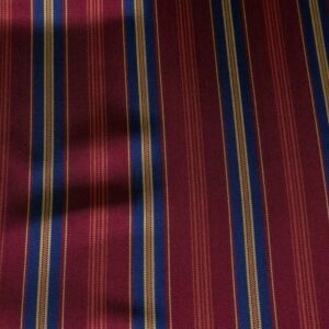 Stoff Futter Streifen Rhododendronrot-blau