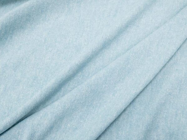 Stoff Buretteseide-Leinen light blue meliert – Bild 2