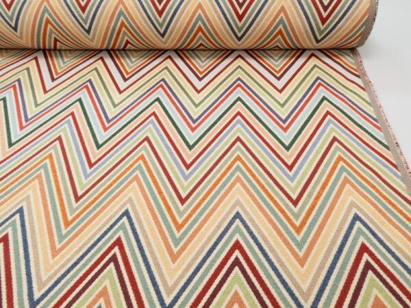 Stoff Gobelin 280 Geometric Zickzack – Bild 3