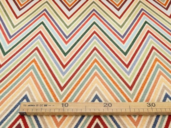 Stoff Gobelin 280 Geometric Zickzack – Bild 4