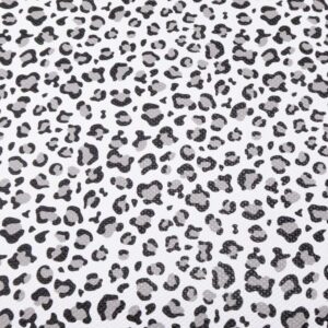 Stoff Kunstleder Leo weiss