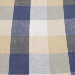 Stoff Leinen Austin Check midnight