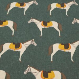 Stoff Cheval jade Pferde