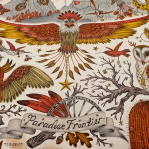 Stoff Leinen Frontier gold (Emma Shipley)