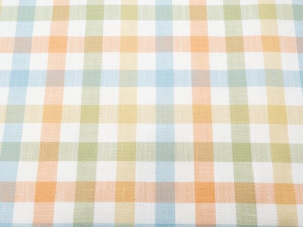 Stoff Deko Canvas Karos pastell meliert