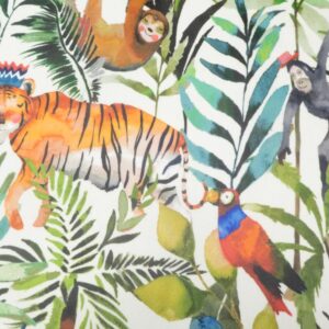 Stoff PVC beschichtet King of the Jungle safari
