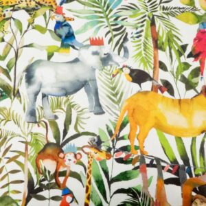 Stoff Deko King of the jungle safari